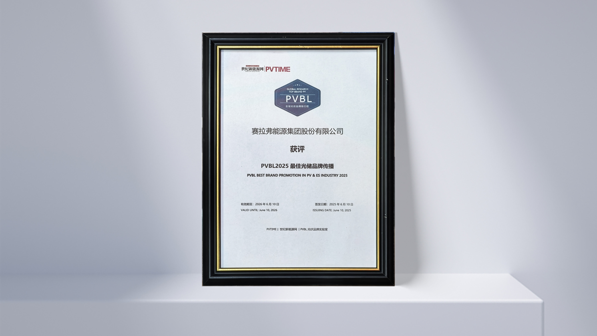 PVBL2025最佳光储品牌传播